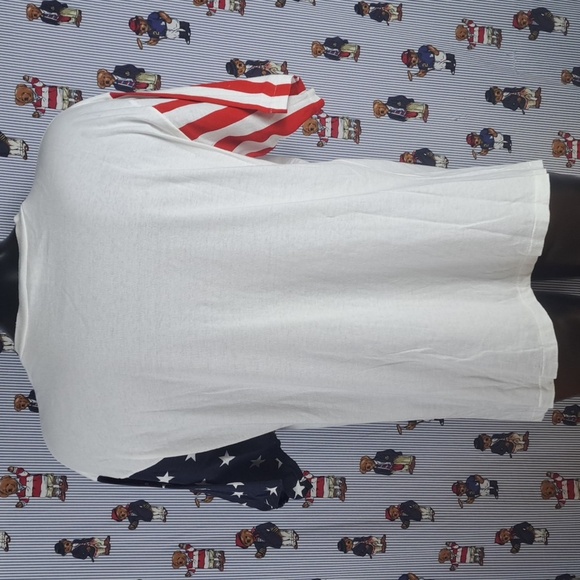 Vintage 90s Tweety Bird USA Warner Bros patriotic one size casual white t-shirt - Picture 5 of 8